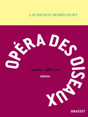 cover image of Opéra des oiseaux